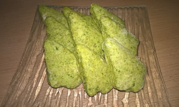 Biscuiți cu spanac și brânză de vaci