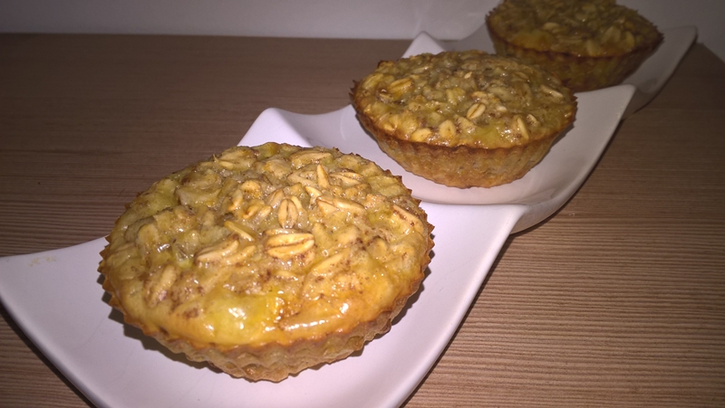 Brioșe cu fulgi de ovăz