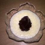 Tapioca cu lapte și magiun de prune