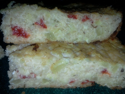 Budincă cu mei și dovlecel