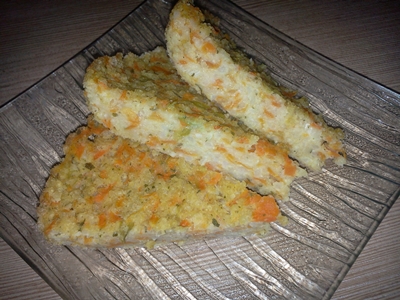 Budincă cu mei și morcov