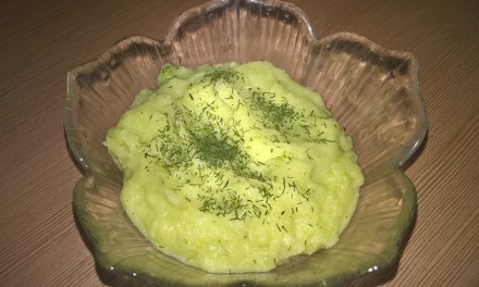 Piure de broccoli și cartof