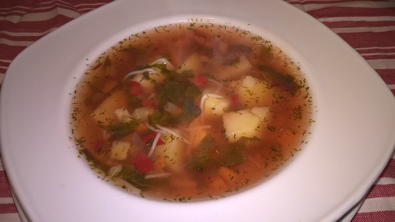 Supă de legume cu lobodă