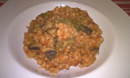 Arpacaș cu ciuperci și roșii