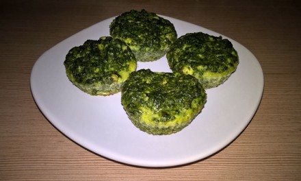 Sufleu de spanac cu brânză de vaci