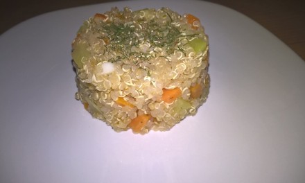 Quinoa cu morcov și dovlecel