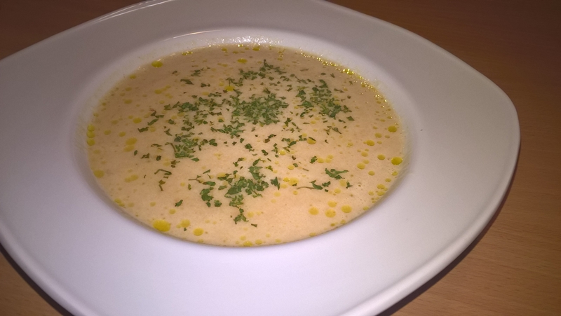 Supă cremă cu andive