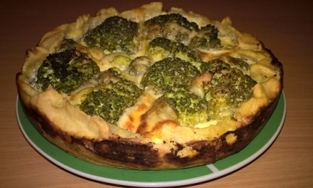 Tartă cu broccoli și brânză Brie