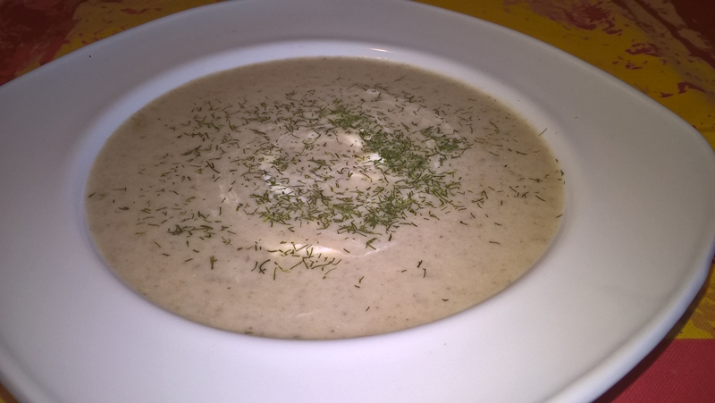 Supă cremă de ciuperci