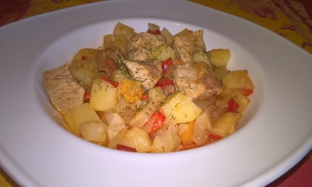 Gulaș de porc cu legume