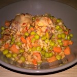 Iepure cu legume și orez