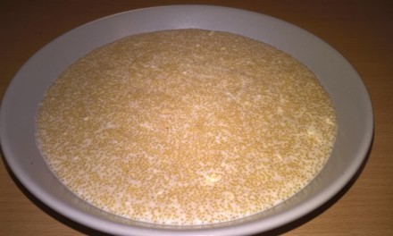 Amarant cu ricotta și sirop de arțar