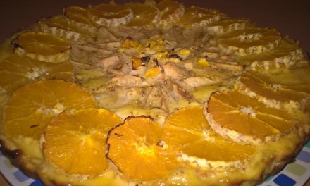 Tartă cu mere și portocale