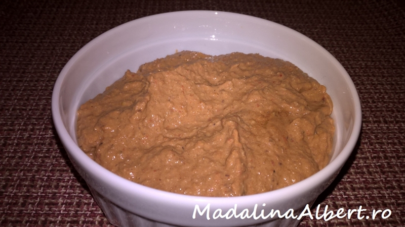 Pate cu ficat de pui și ardei copți