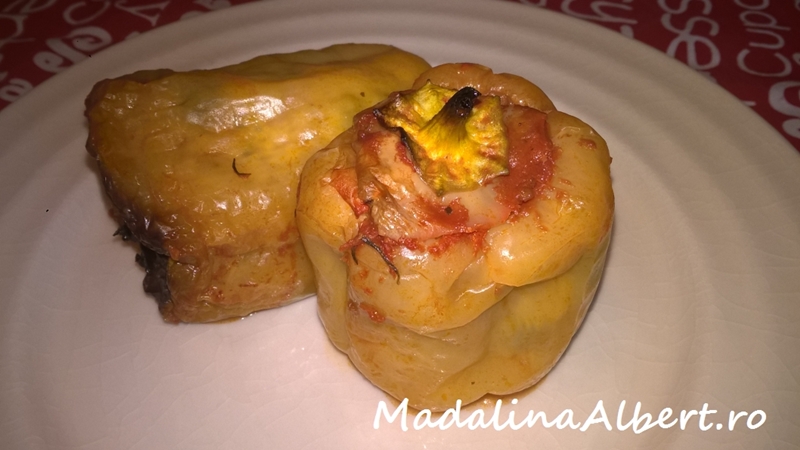 Ardei umpluți cu mei și legume